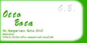 otto bota business card