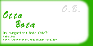 otto bota business card